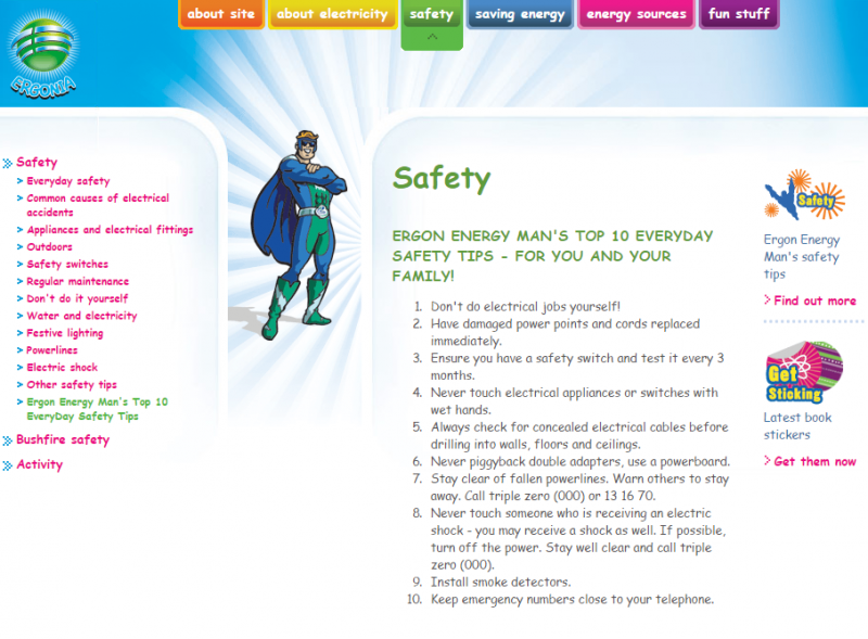 Ergon Safety Tips